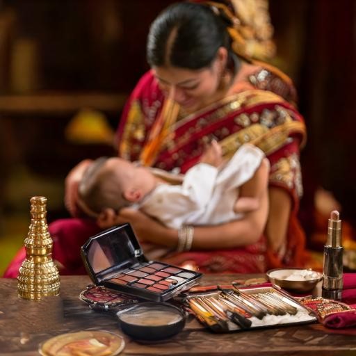 Rice feeding makeup(अन्नप्राशन मेकअप)